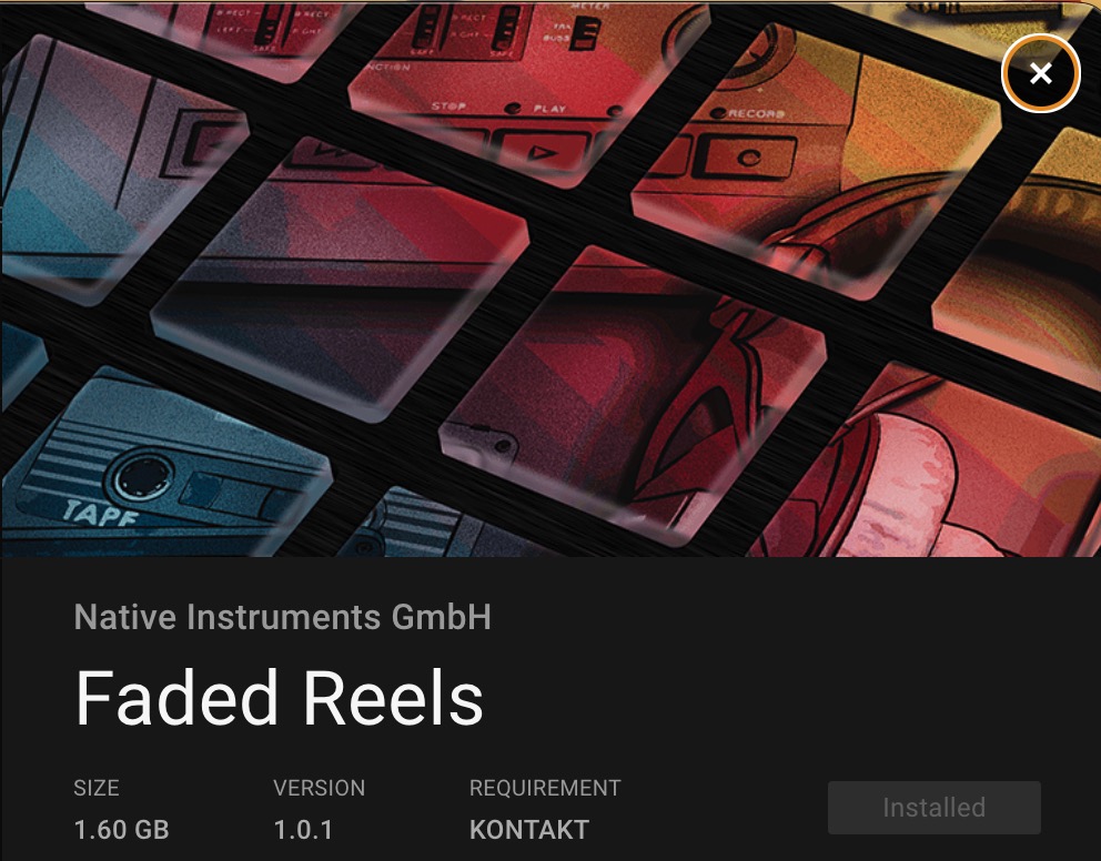 Native Instruments Expansion - Faded Reels